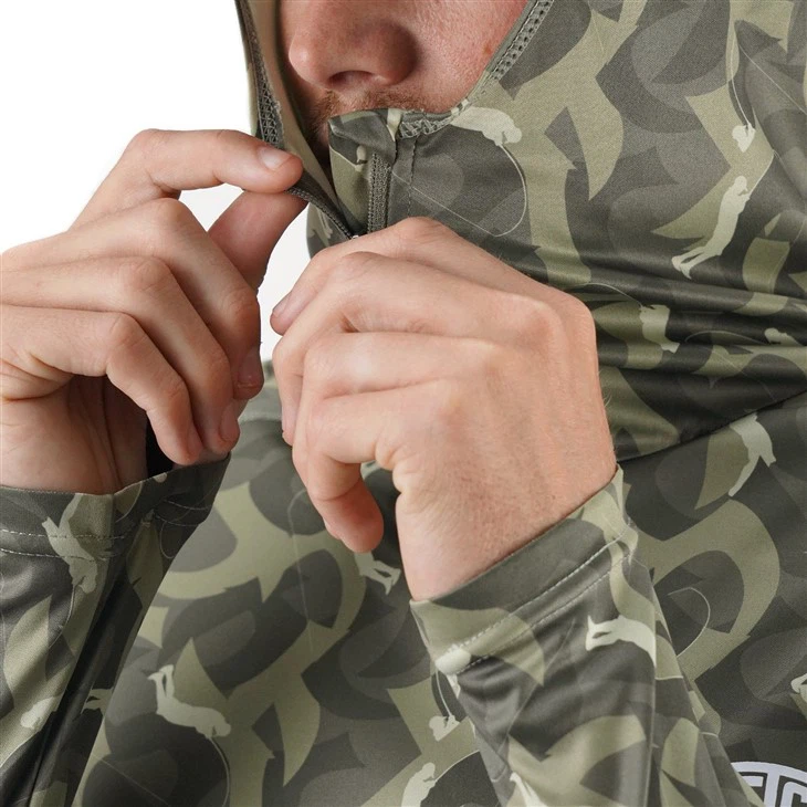 Camo Fishing Hoodies Performance Shirt